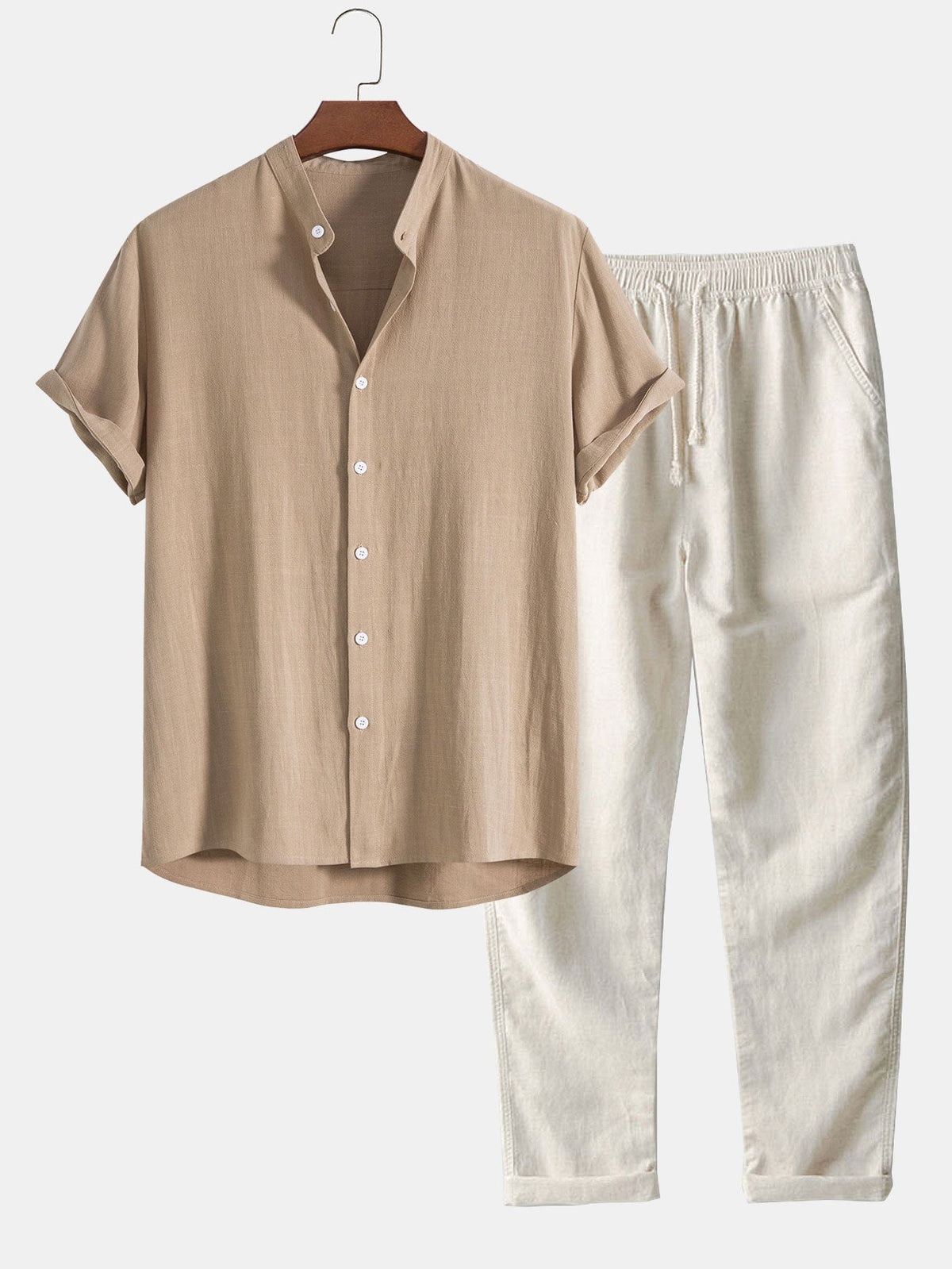 Conjunto de dos piezas Fernando para Hombre – Manga corta, Cálido y Cómodo