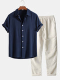 Conjunto de dos piezas Fernando para Hombre – Manga corta, Cálido y Cómodo