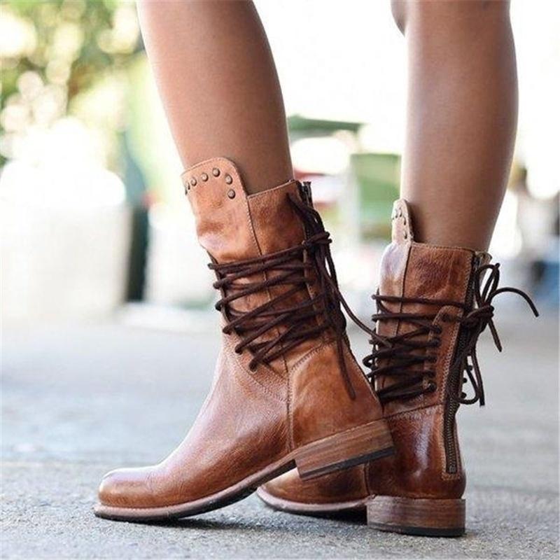 Daphné Bottes en Cuir pour Femme – Bottes Élégantes Chic Confort Premium