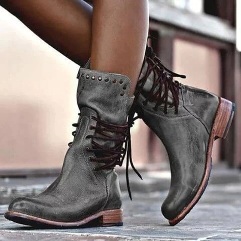 Daphné Bottes en Cuir pour Femme – Bottes Élégantes Chic Confort Premium