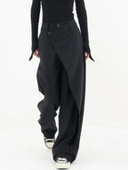 Emma Pantalón Oversize para Mujer – Pantalón Baggy Casual Chic Fluido