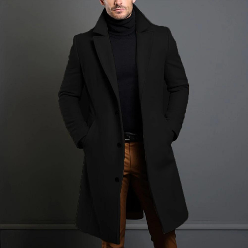 Abrigo de lana Rodrigo para Hombre – Con aislamiento térmico, Diseño atemporal y Cálido
