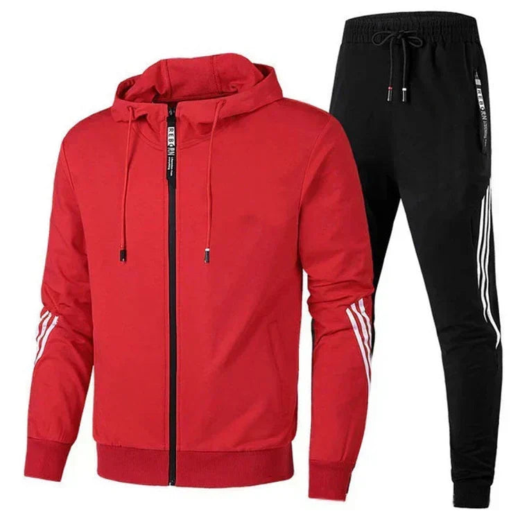 Chándal Tomás para Hombre – Con capucha, Cómodo y Detalles acanalados