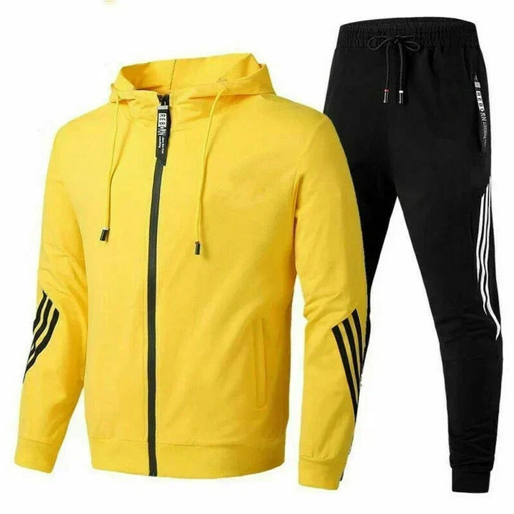 Chándal Tomás para Hombre – Con capucha, Cómodo y Detalles acanalados