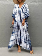 Janne Vestito Caftano Maxi da Donna – Vestito Boho Elegante per Spiaggia Estate