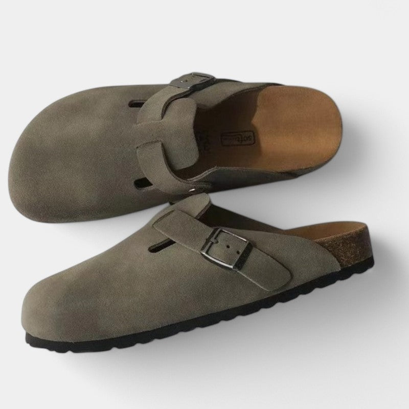 Marlowe Zuecos Mujer – Hebilla Ajustable, Diseño Slip-On y Comodidad Diaria