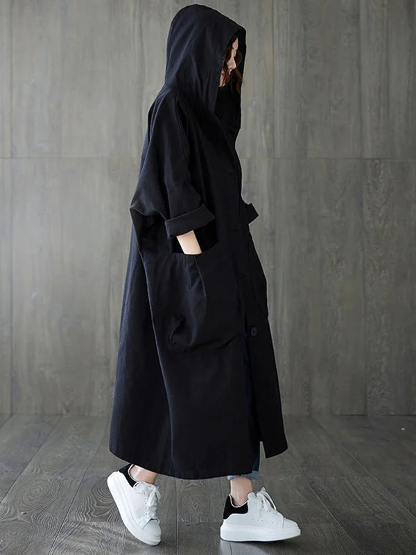 Gabardina Ofelia para Mujer – Con capucha, Corte elegante y Cómodo