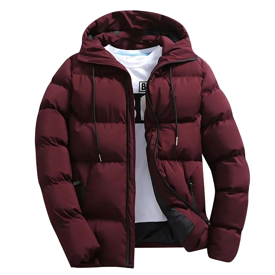 Abrigo de invierno Mateo para Hombre – Capucha, Cómodo y Cálido