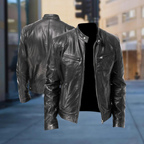 Chaqueta de piel Néstor para Hombre – Cómodo, Diseño atemporal y Estilo elegante