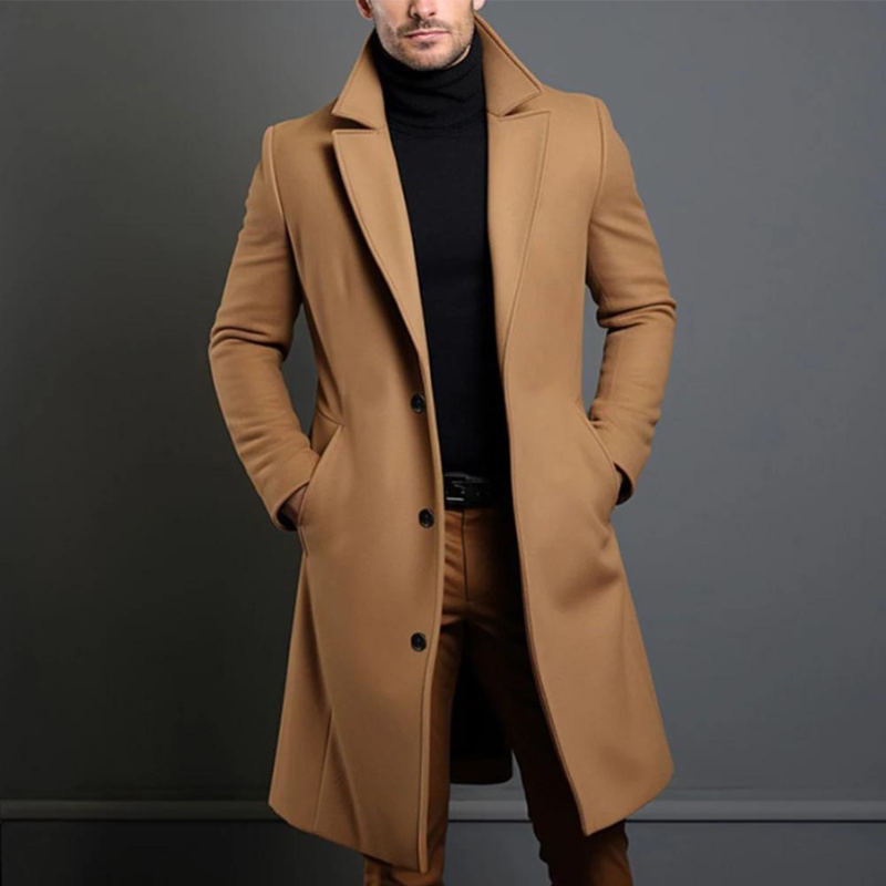 Abrigo de lana Rodrigo para Hombre – Con aislamiento térmico, Diseño atemporal y Cálido