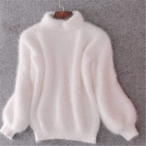 Camila Women's Wool Sweater – Loose-Fit, Comfortable, and Elegant Knit Pullover