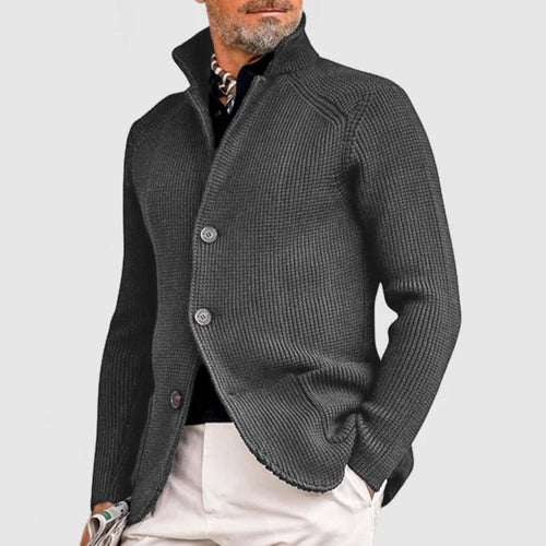 André Men’s Knit Cardigan – Elegant Casual Chic Wool Vest