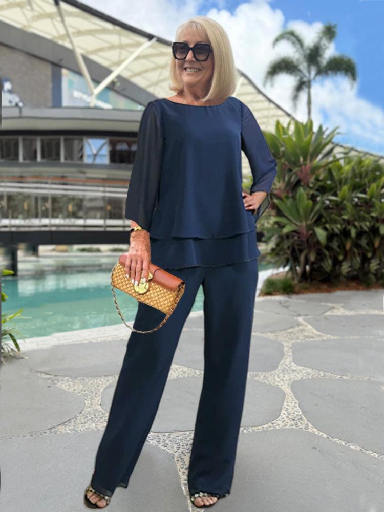 Conjunto de dos piezas Helena para Mujer – Sofisticado, Elegante y Cómodo