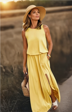 Florentine Vestito Lungo da Donna – Abito Maxi Elegante Estivo Chic