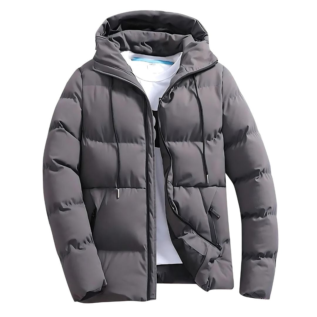 Abrigo de invierno Mateo para Hombre – Capucha, Cómodo y Cálido