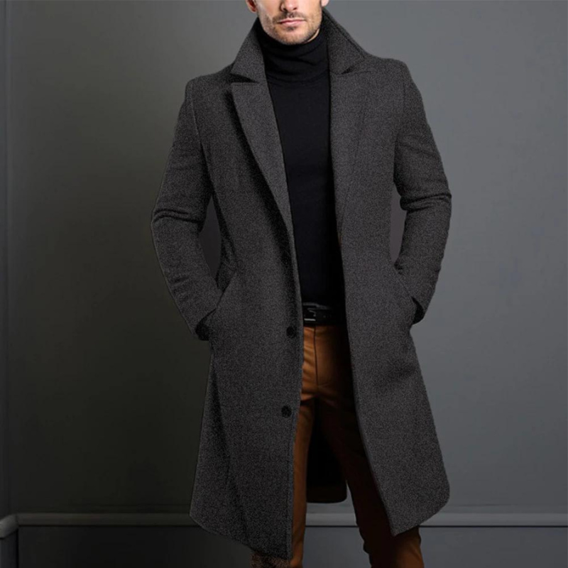 Abrigo de lana Rodrigo para Hombre – Con aislamiento térmico, Diseño atemporal y Cálido