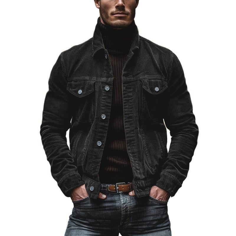 Bryn Chaqueta de Pana para Hombre – Chaqueta Workwear Retro Casual Chic