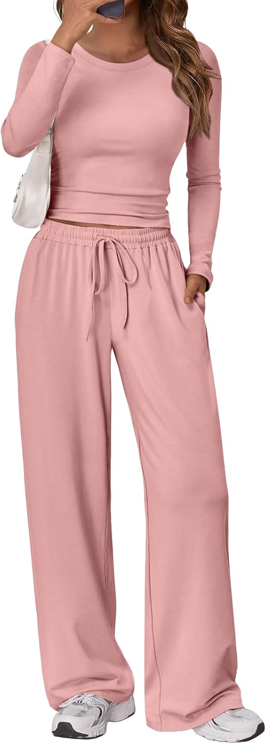 Conjunto de estar Julia para Mujer – Pierna ancha, Silueta entallada y Cintura con cordón