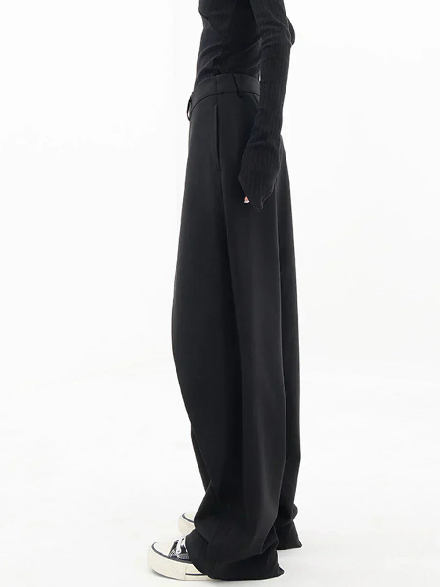 Emma Pantalón Oversize para Mujer – Pantalón Baggy Casual Chic Fluido