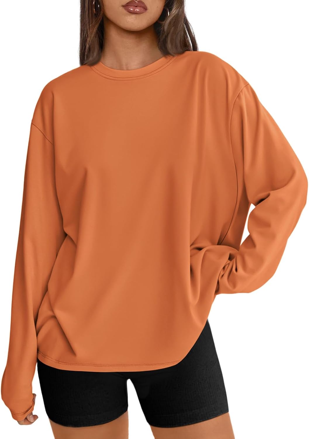Suéter Nerea para Mujer – Cuello redondo, Tejido elástico y Silueta relajada