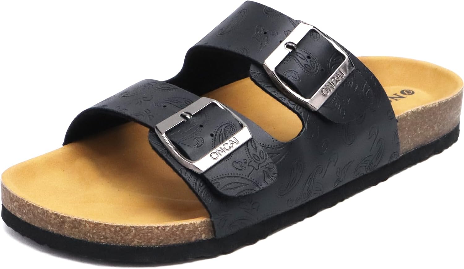 Willow Mules Corcho Mujer – Ante Suave, Hebilla Ajustable y Punta Abierta