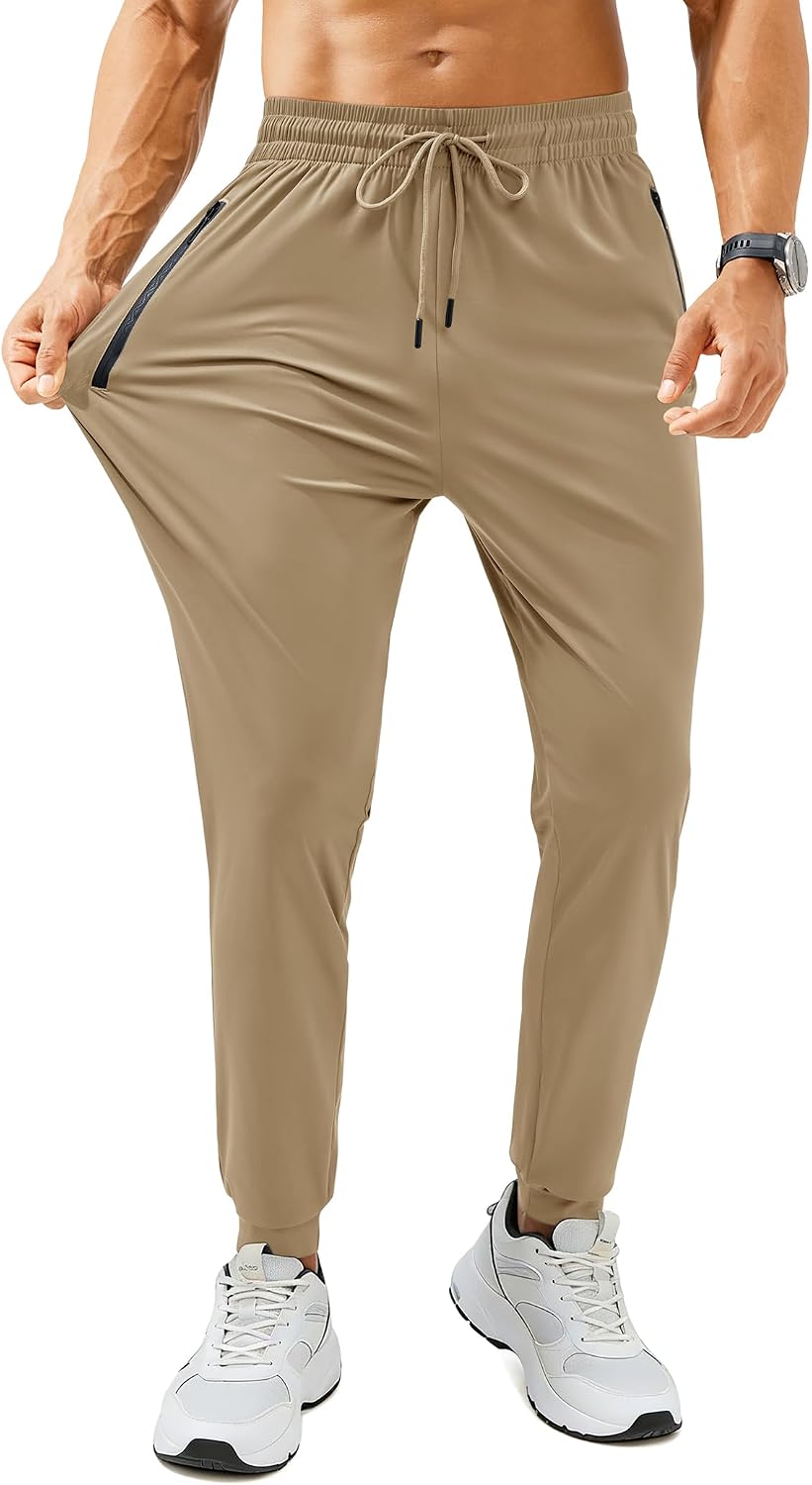 Joggers Ignacio para Hombre – Elasticidad en 4 direcciones, Bolsillos con cremallera y Tejido elástico