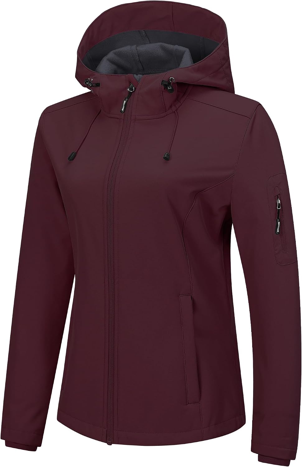 Chaqueta técnica Martina para Mujer – Suave, Forro polar interior y Con capucha