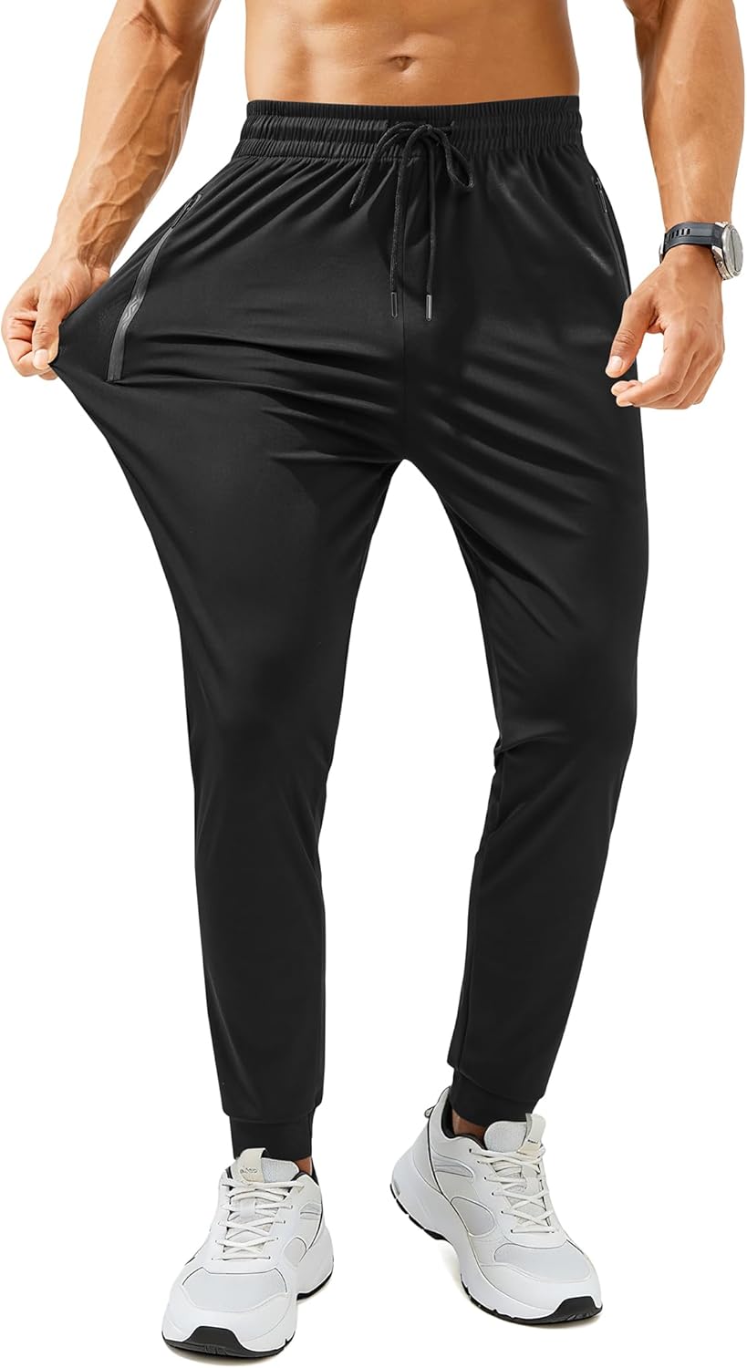 Joggers Ignacio para Hombre – Elasticidad en 4 direcciones, Bolsillos con cremallera y Tejido elástico