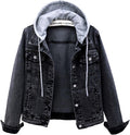 Chaqueta vaquera Aitana para Mujer – Con capucha, Bolsillos prácticos y Capucha con cordón