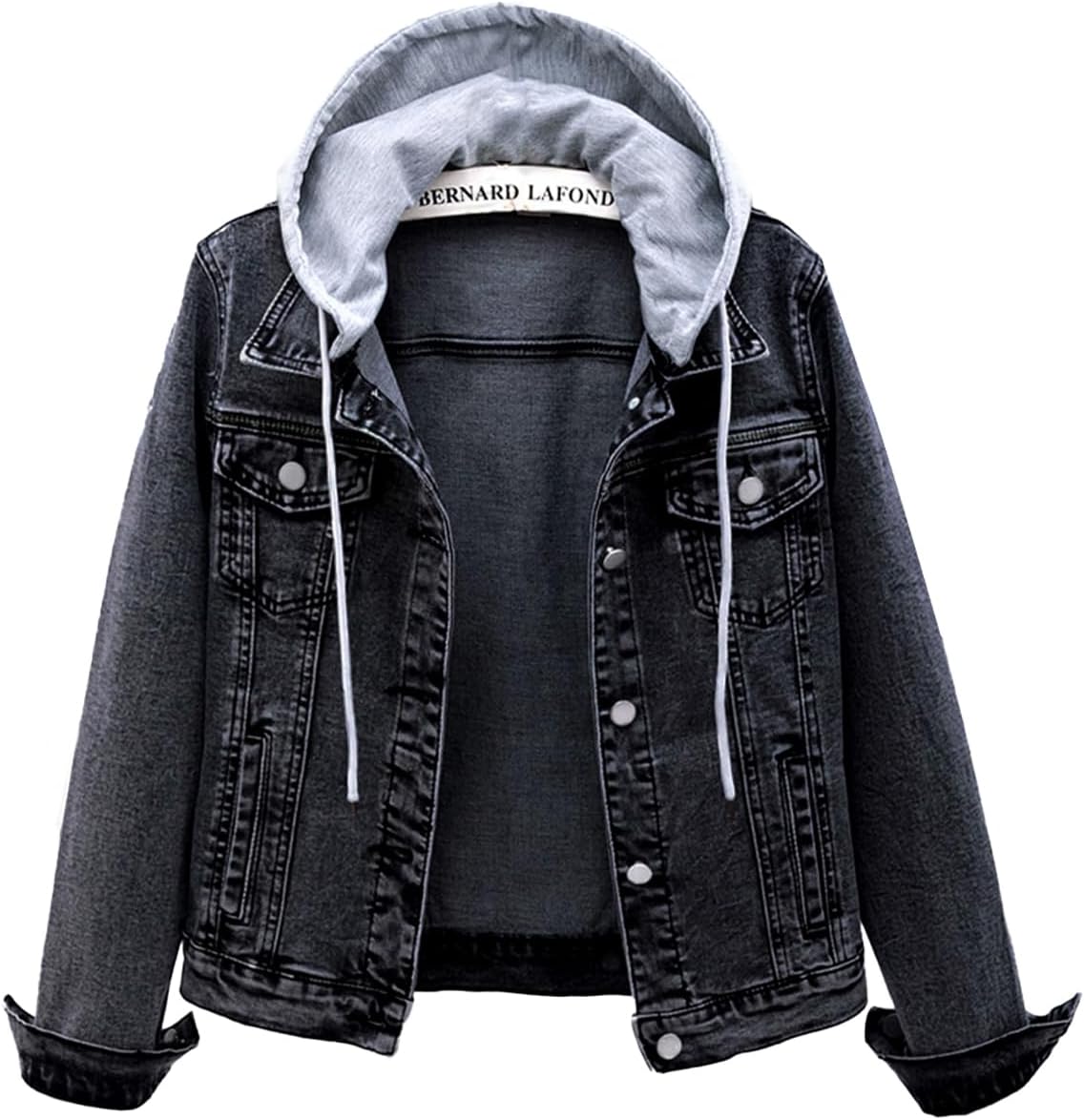 Chaqueta vaquera Aitana para Mujer – Con capucha, Bolsillos prácticos y Capucha con cordón