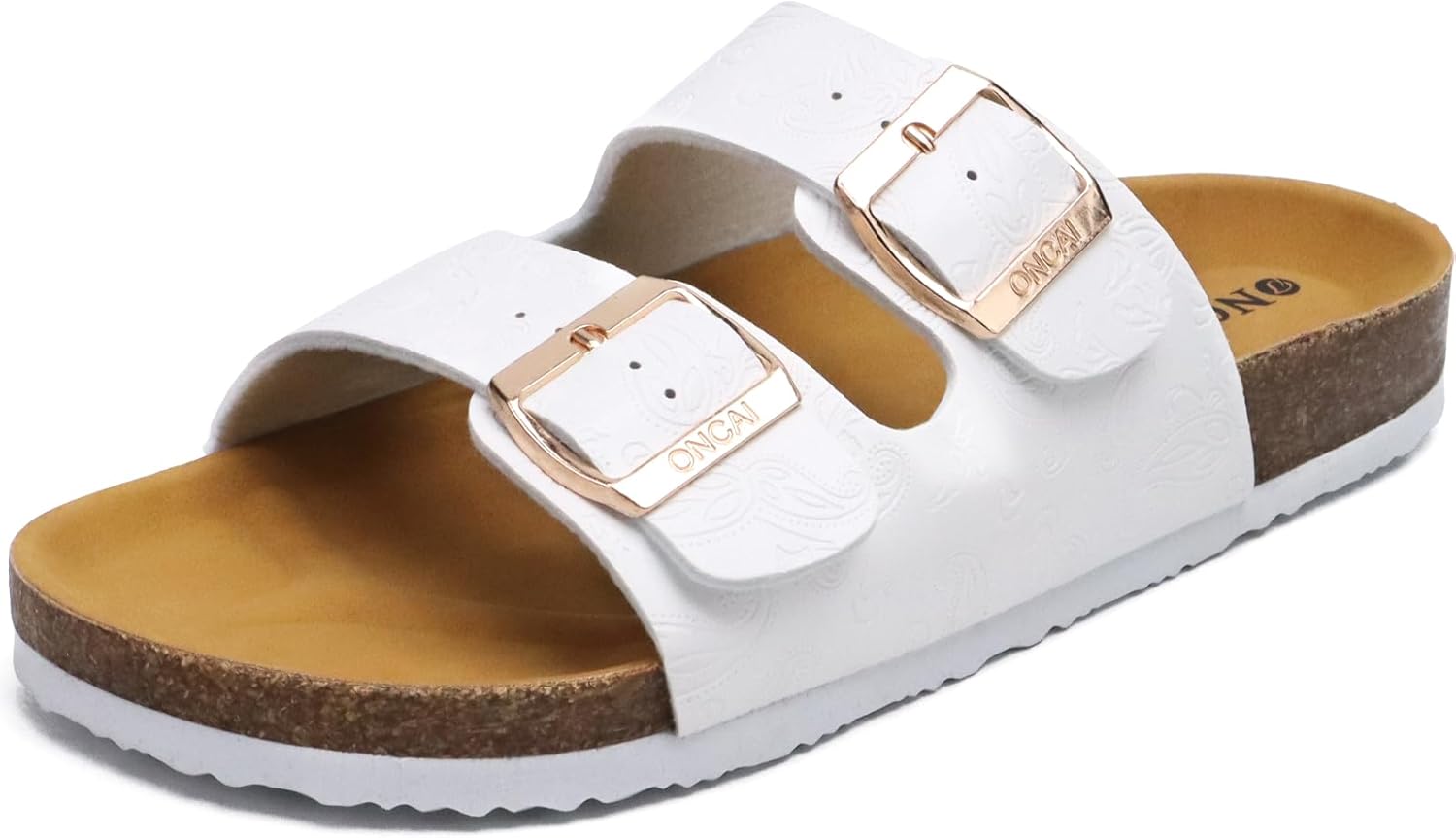 Willow Mules Corcho Mujer – Ante Suave, Hebilla Ajustable y Punta Abierta