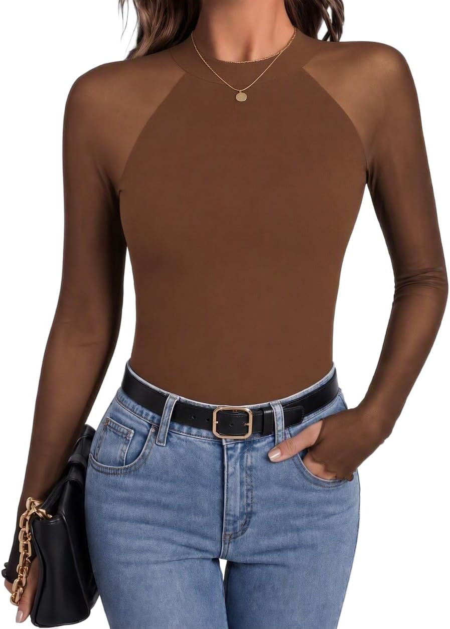 Suéter Beatriz para Mujer – Cuello alto simulado, Elegante y Tejido flexible