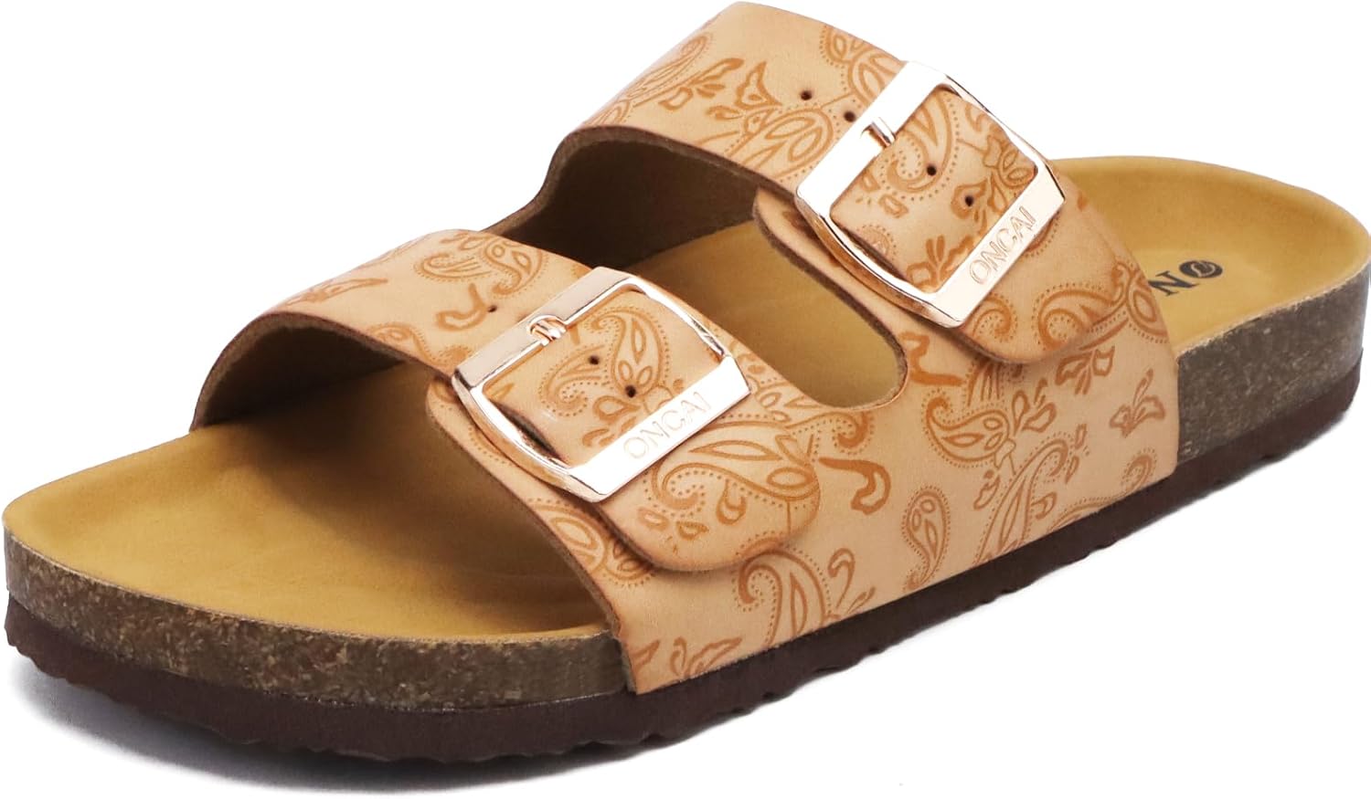 Willow Mules Corcho Mujer – Ante Suave, Hebilla Ajustable y Punta Abierta