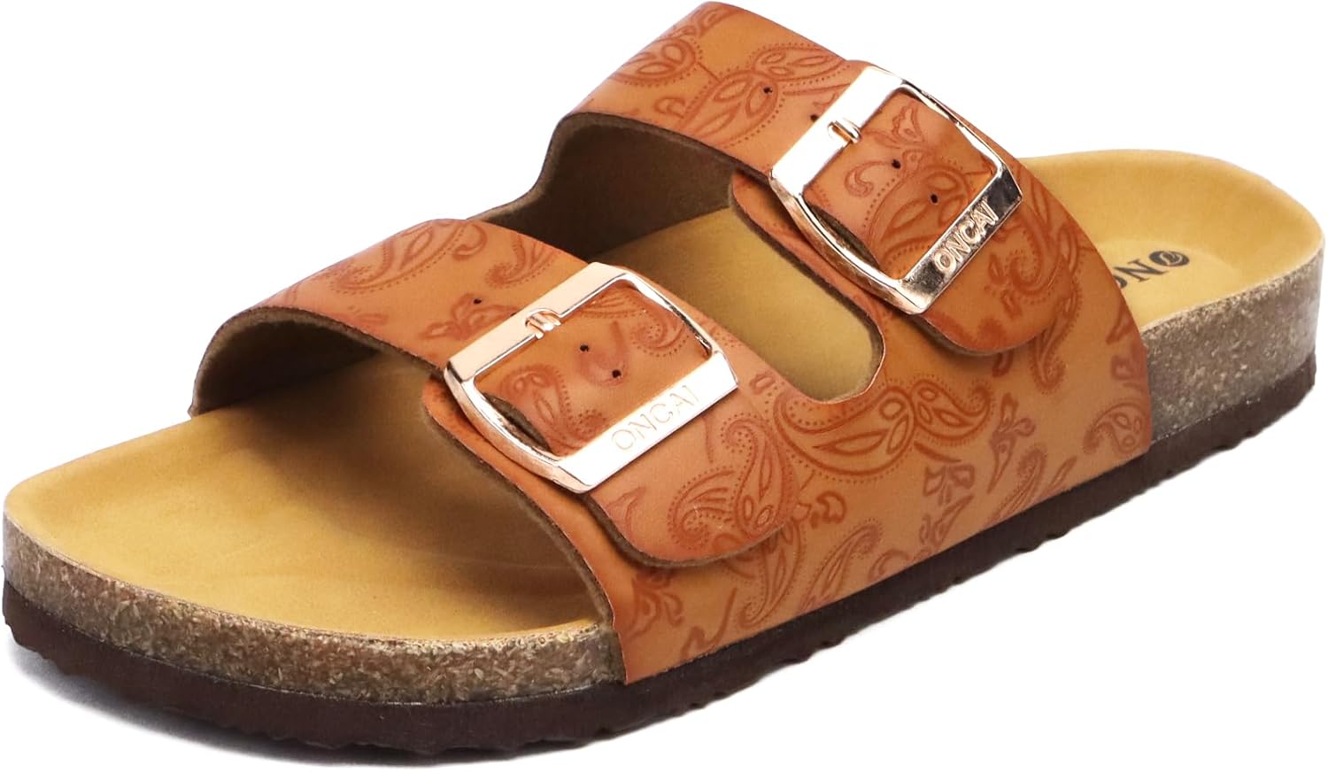 Willow Mules Corcho Mujer – Ante Suave, Hebilla Ajustable y Punta Abierta