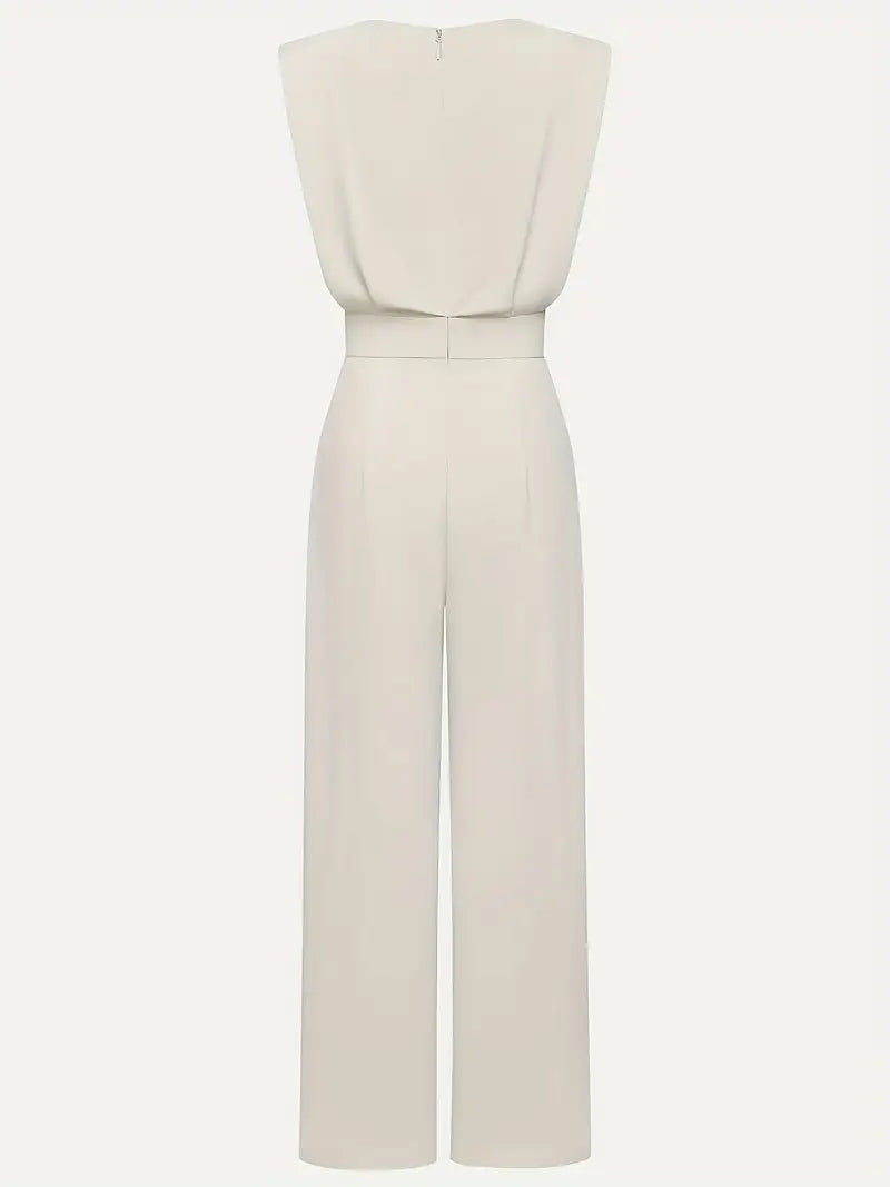 Mira Tuta Elegante da Donna – Jumpsuit a Gamba Dritta e Vita Alta Chic