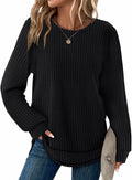 Túnica Rocío para Mujer – Cuello redondo, Mangas largas y Bajo curvado