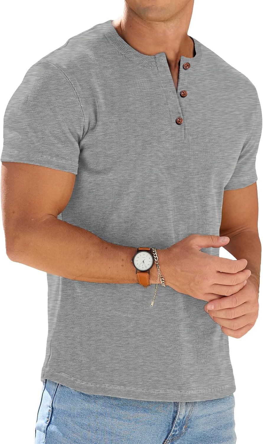 Camisa Pedro para Hombre – Manga corta, Corte sastre y Cálido