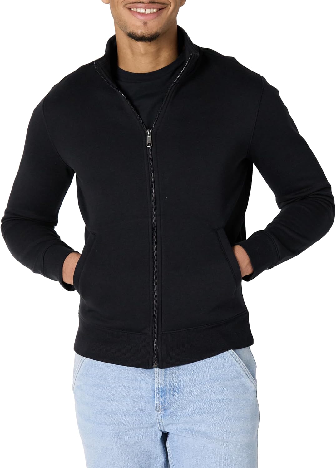 Sudadera Ulises para Hombre – Cuello alto simulado, Corte regular y Bolsillos prácticos