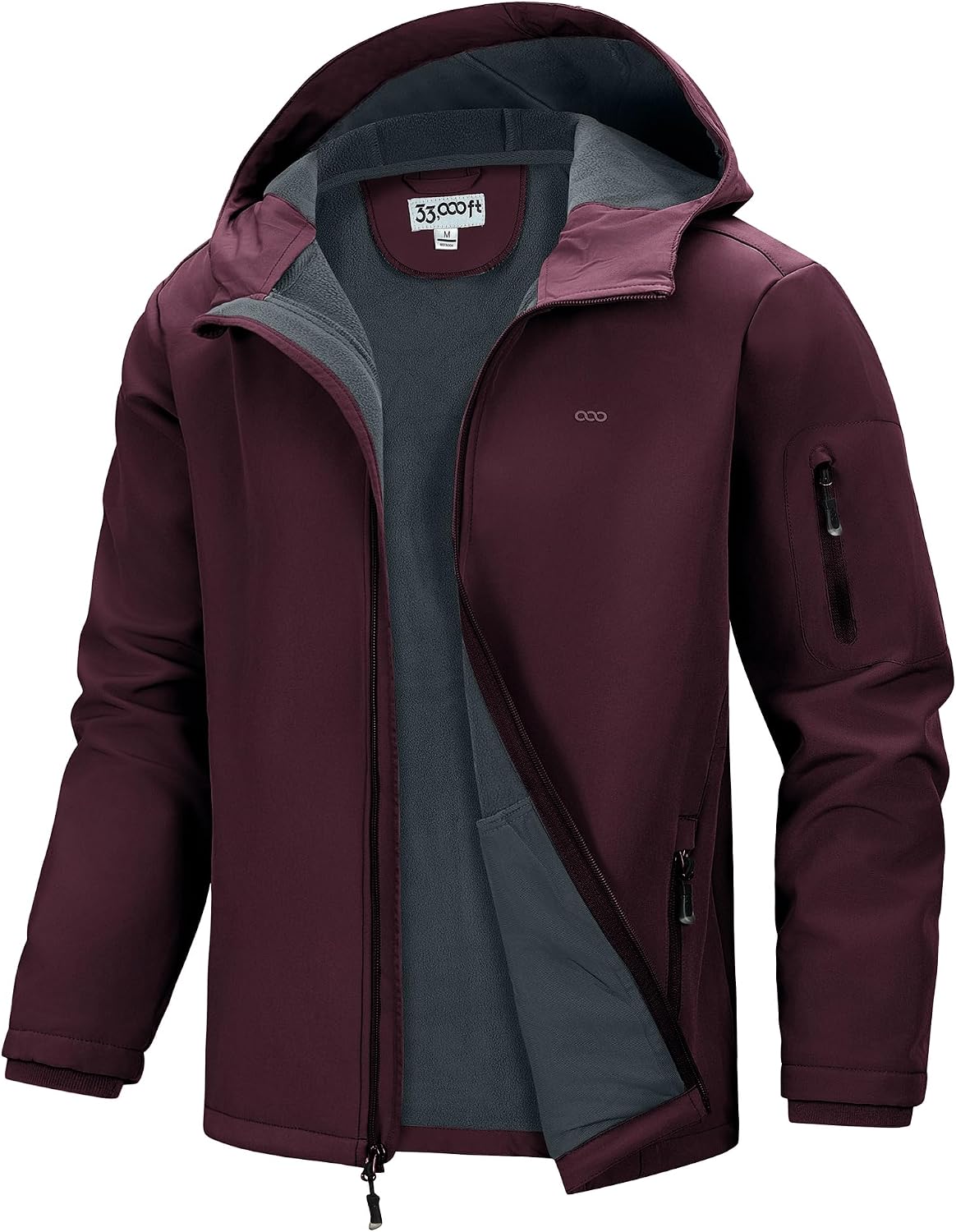 Chaqueta técnica Rafael para Hombre – Suave, Con capucha y Forro polar interior