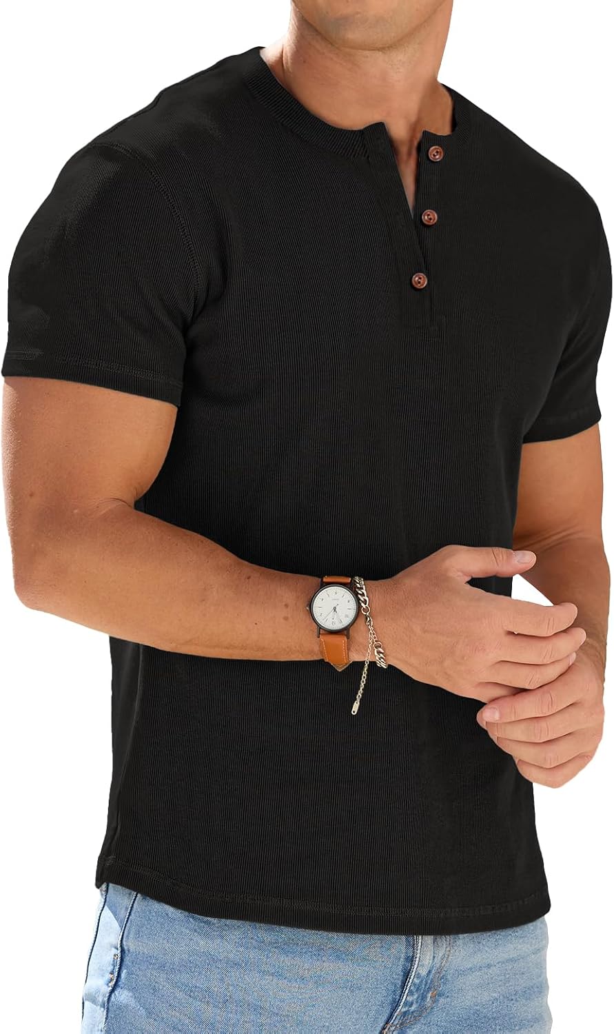 Camisa Pedro para Hombre – Manga corta, Corte sastre y Cálido