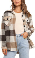 Camisa-chaqueta Daniela para Mujer – Silueta relajada, Cierre de botones y Bolsillos en el pecho