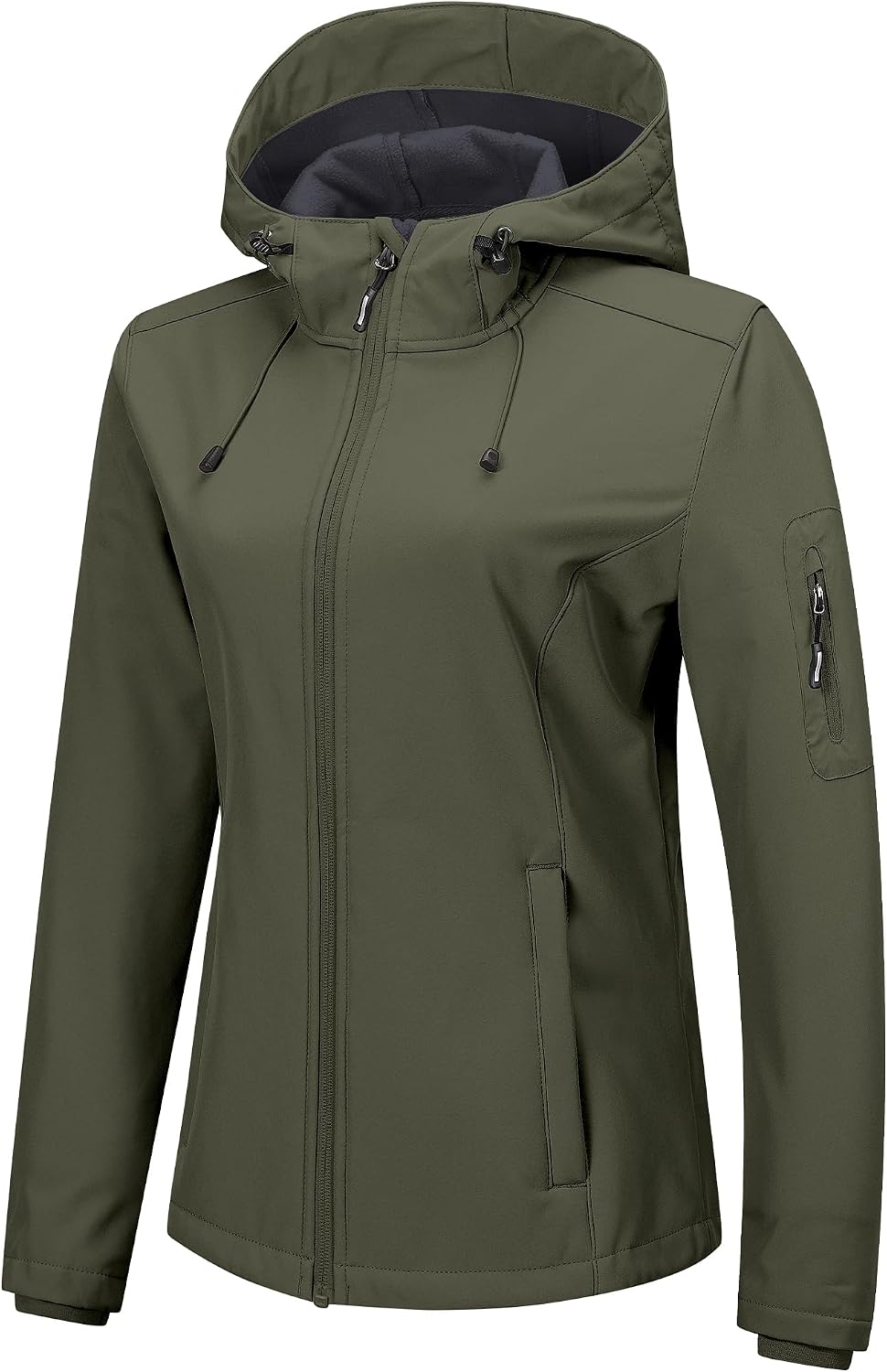 Chaqueta técnica Martina para Mujer – Suave, Forro polar interior y Con capucha
