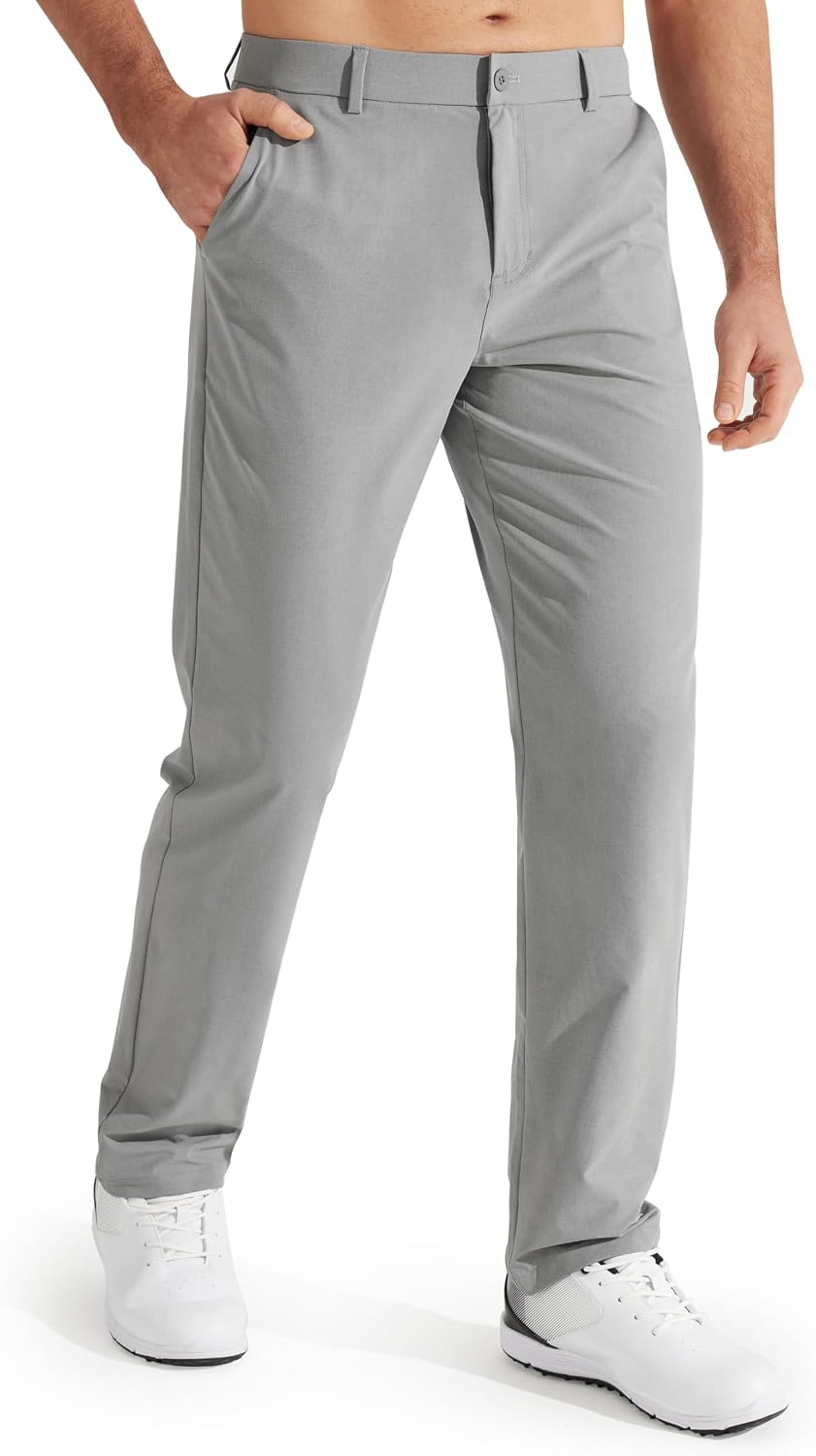 Pantalón de pierna recta Máximo para Hombre – Tejido flexible, Bolsillos prácticos y Tejido elástico