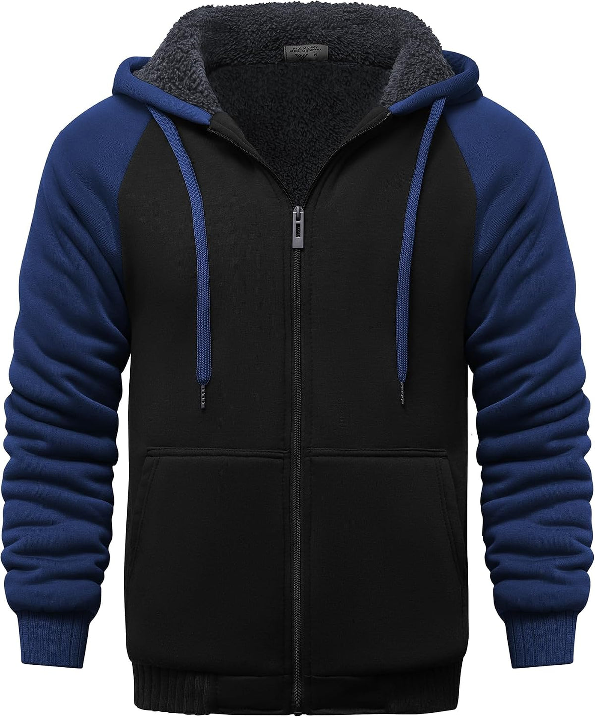 Sudadera con capucha Vicente para Hombre – Capucha, Cremallera completa y Bolsillos laterales