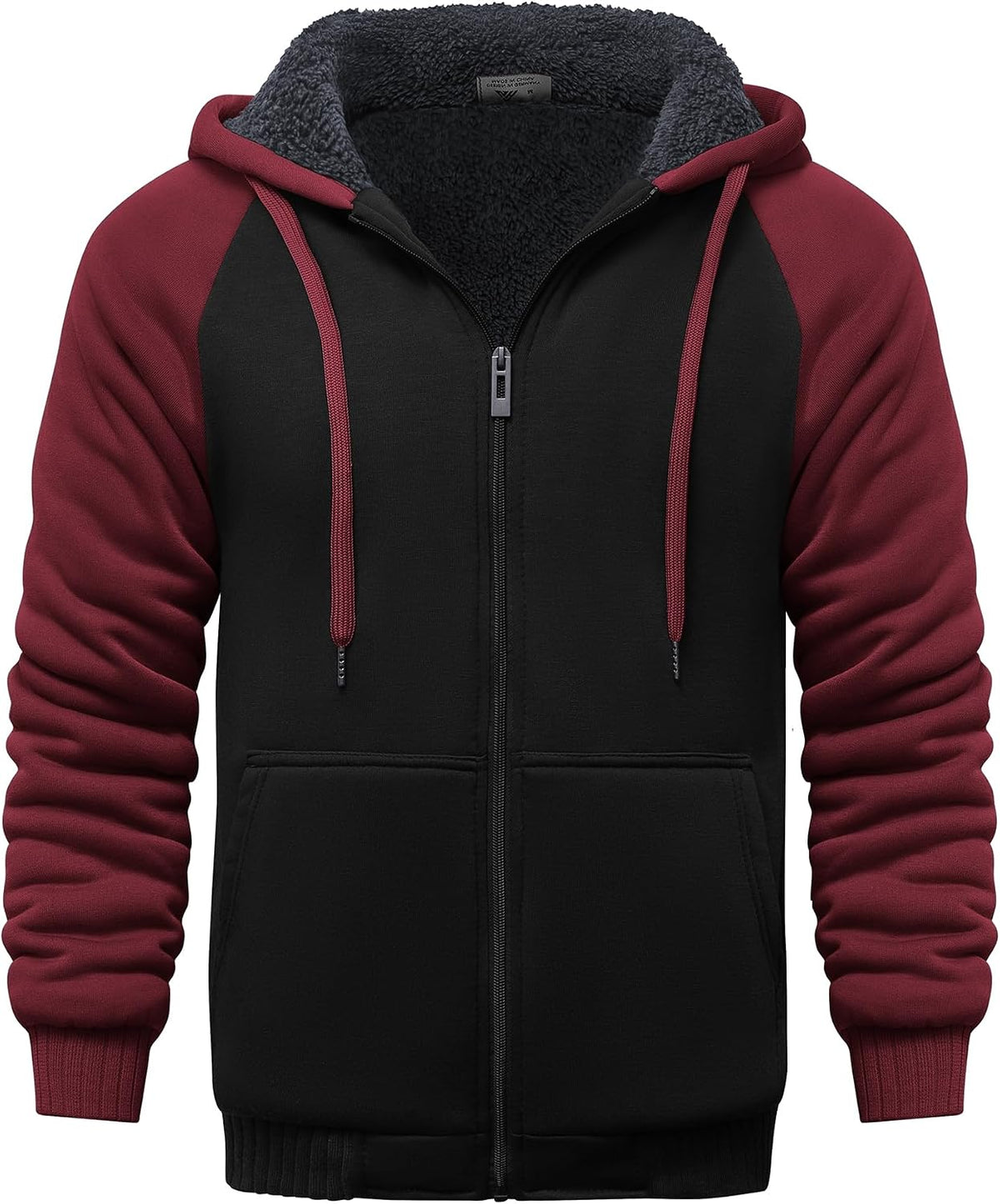 Sudadera con capucha Vicente para Hombre – Capucha, Cremallera completa y Bolsillos laterales