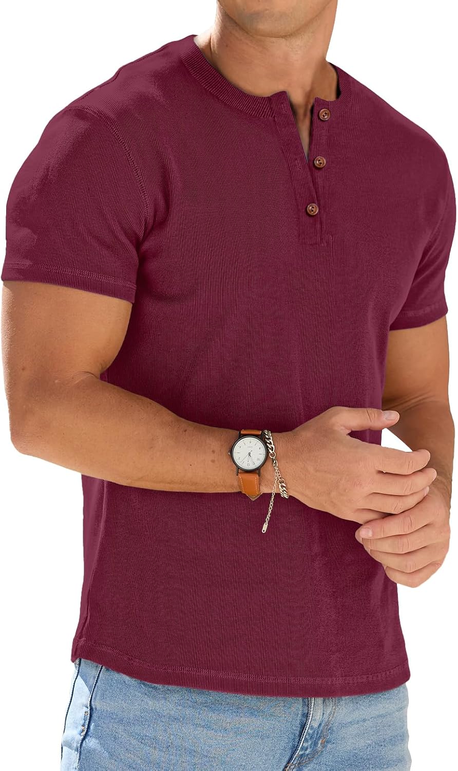 Camisa Pedro para Hombre – Manga corta, Corte sastre y Cálido