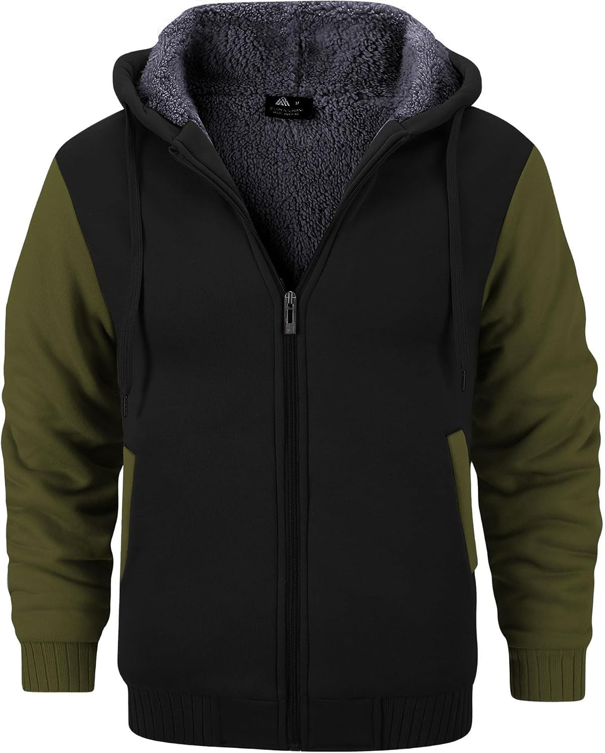 Sudadera con capucha Vicente para Hombre – Capucha, Cremallera completa y Bolsillos laterales