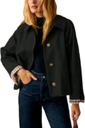 Chaqueta Olivia para Mujer – Solapa estructurada, Cuello solapa y Bolsillos laterales