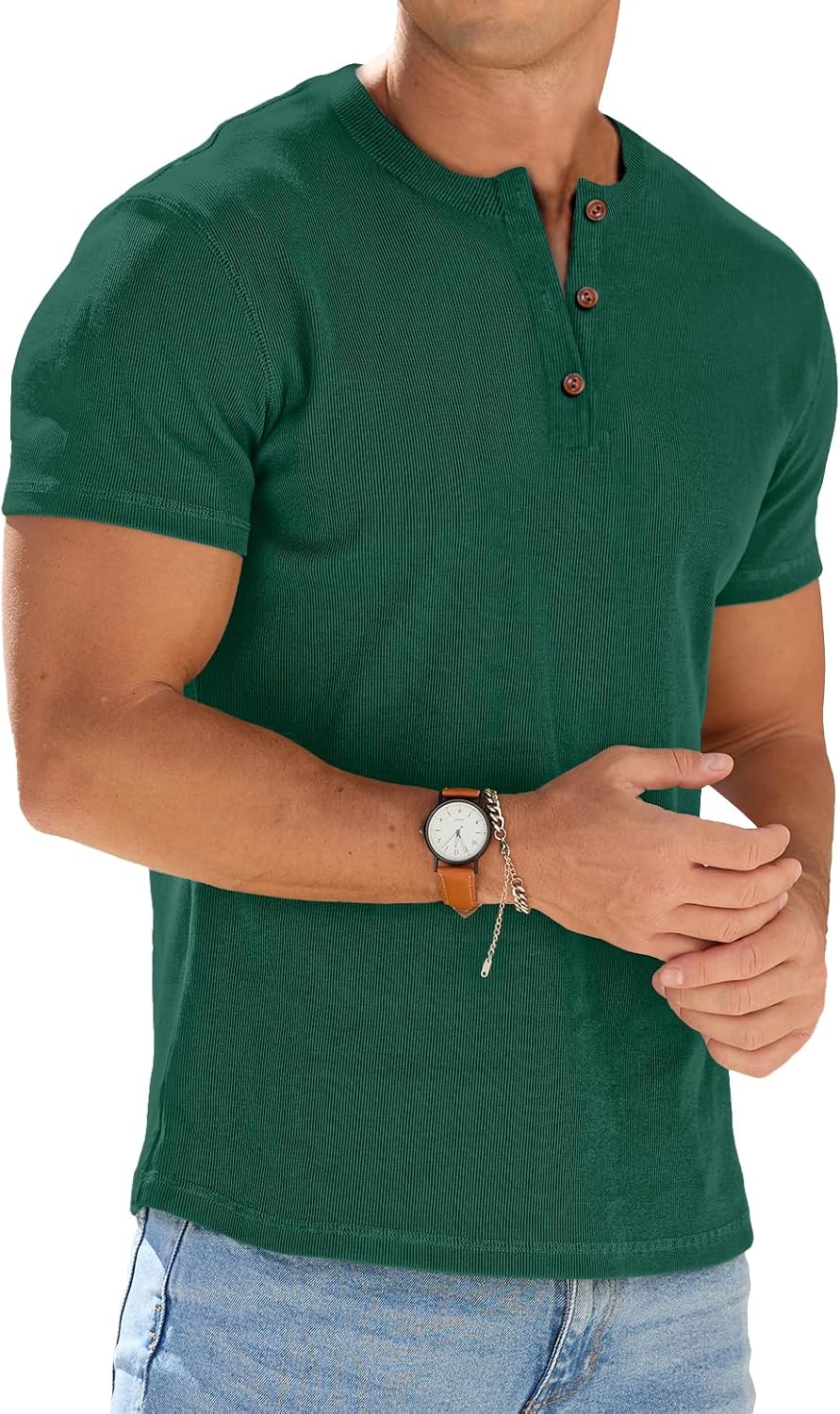 Camisa Pedro para Hombre – Manga corta, Corte sastre y Cálido