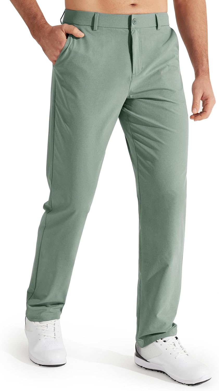 Pantalón de pierna recta Máximo para Hombre – Tejido flexible, Bolsillos prácticos y Tejido elástico
